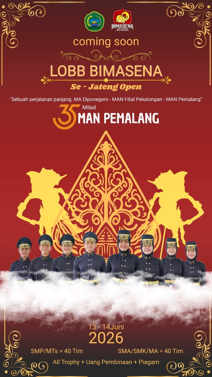 Poster LOBB BIMASENA 1.0 SMP/MTs SE-JAWA TENGAH OPEN